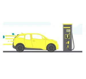 Freight Cargos Electric Vehicle Fast Charging and Slow Charging