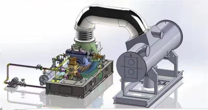 DTEC 1-3MW Multi-stage Condensing Steam Turbine Generator